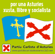 2000 pegatines "por una Asturies xusta, llibre y socialista"